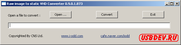 iODD Raw image to static VHD Converter v0.9.0.1.873 – [USBDev.ru]