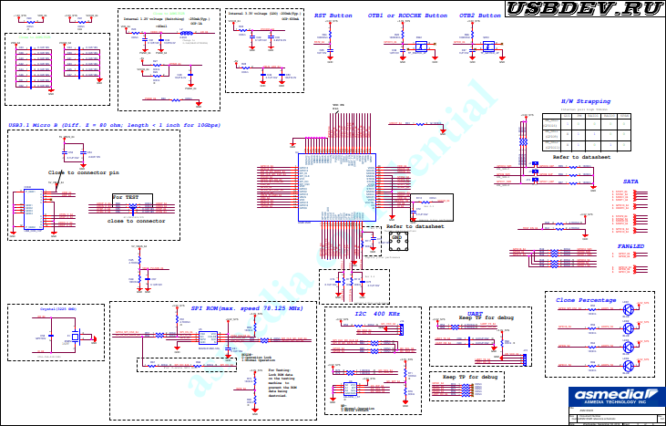 ASM1352R Self Power Schematics Rev.0.2 [ASM1352_R002.pdf] – [USBDev.ru]