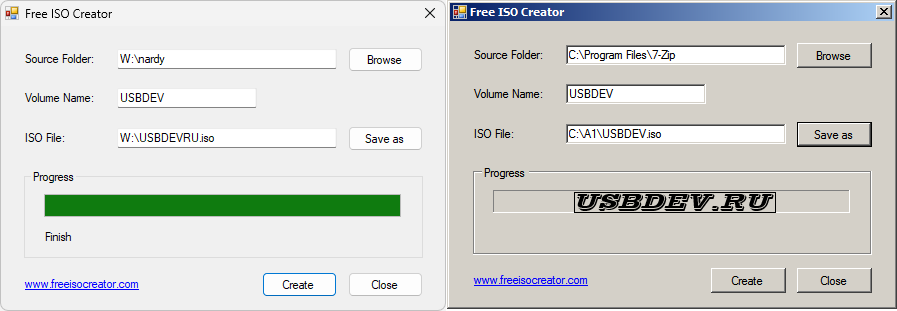 Free ISO Creator V1.0 – [USBDev.ru]