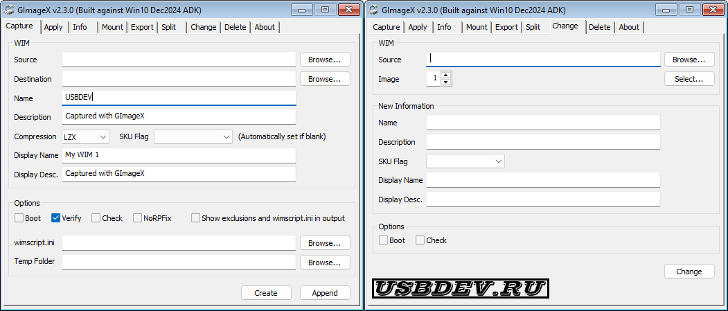 GImageX V2.3.0 (23-07-2025) – [USBDev.ru]