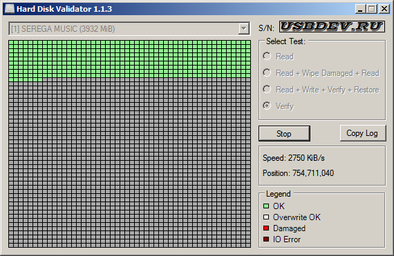 Hard Disk Validator V1.1.3 – [USBDev.ru]