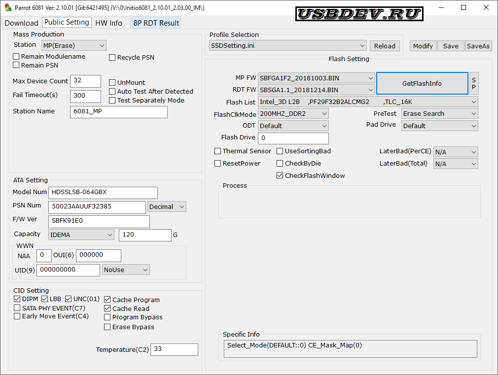 Initio INIC-6081 MPTool V2.10.01 (Parrot 6081) – [USBDev.ru]