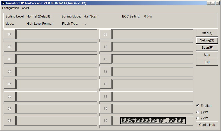 Innostor IS916D MP Tool V1.0.05 Beta15 (Jun 26 2012) – [USBDev.ru]