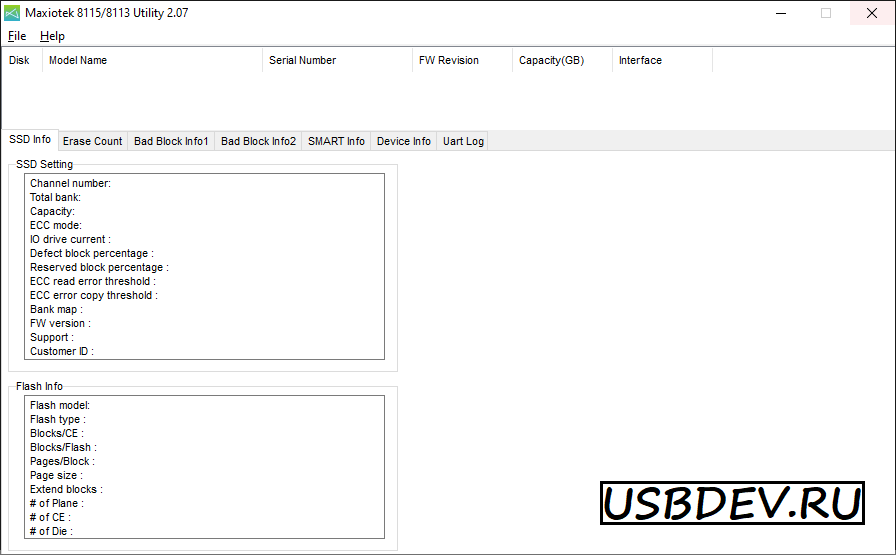 Maxiotek MK8115/MK8113 Utility Tool v2.07 – [USBDev.ru]